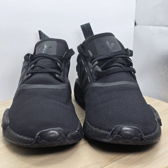 Mens Size 13 - Adidas NMD_R1, FV9015, Triple Black, Men's Running Shoes - Picture 2 of 9